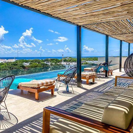 Big Studio At Kaab By The Beach With Roof Top Pool, Sauna And Jacuzzi Near Paseo Del Carmen Mall Playa del Carmen Esterno foto