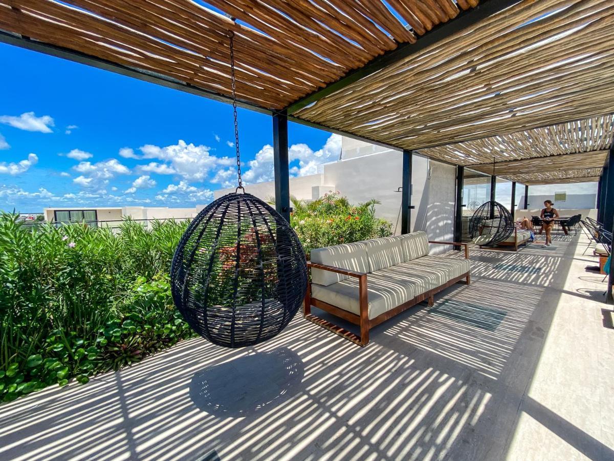 Big Studio At Kaab By The Beach With Roof Top Pool, Sauna And Jacuzzi Near Paseo Del Carmen Mall Playa del Carmen Esterno foto